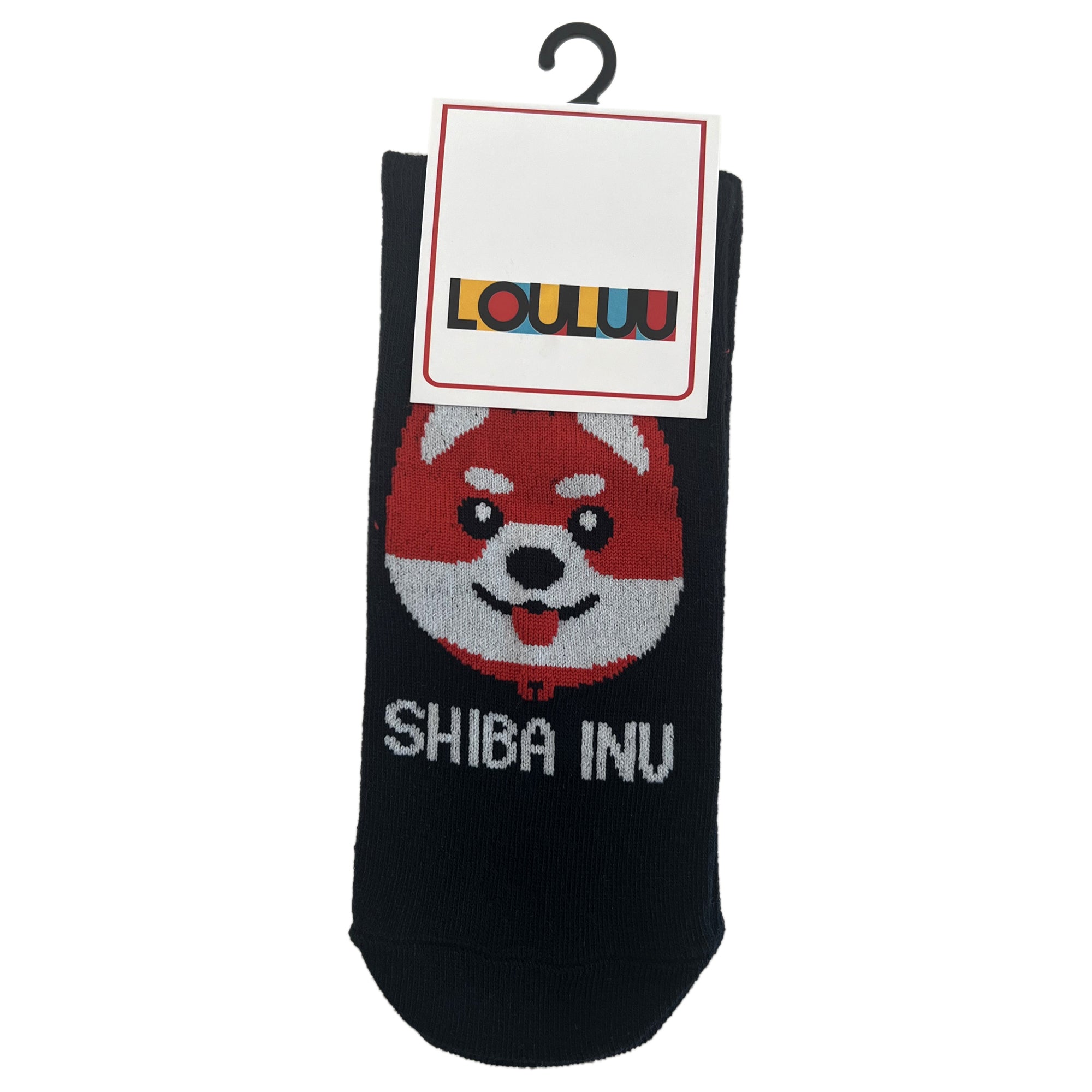 Louluu  Women Shiba Inu Cute Lovely Casual Dog Socks Low Cut