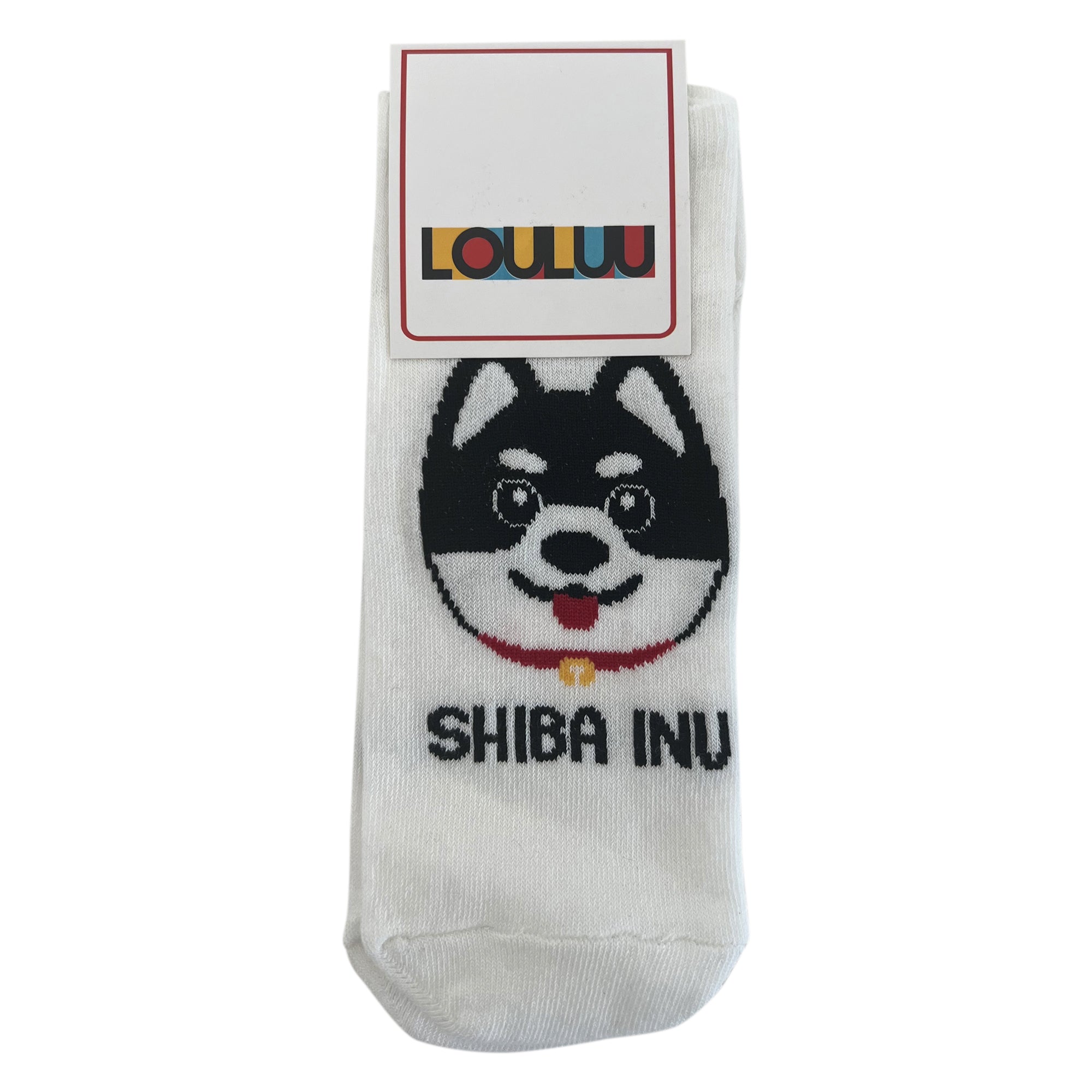 Louluu  Women Shiba Inu Cute Lovely Casual Dog Socks Low Cut