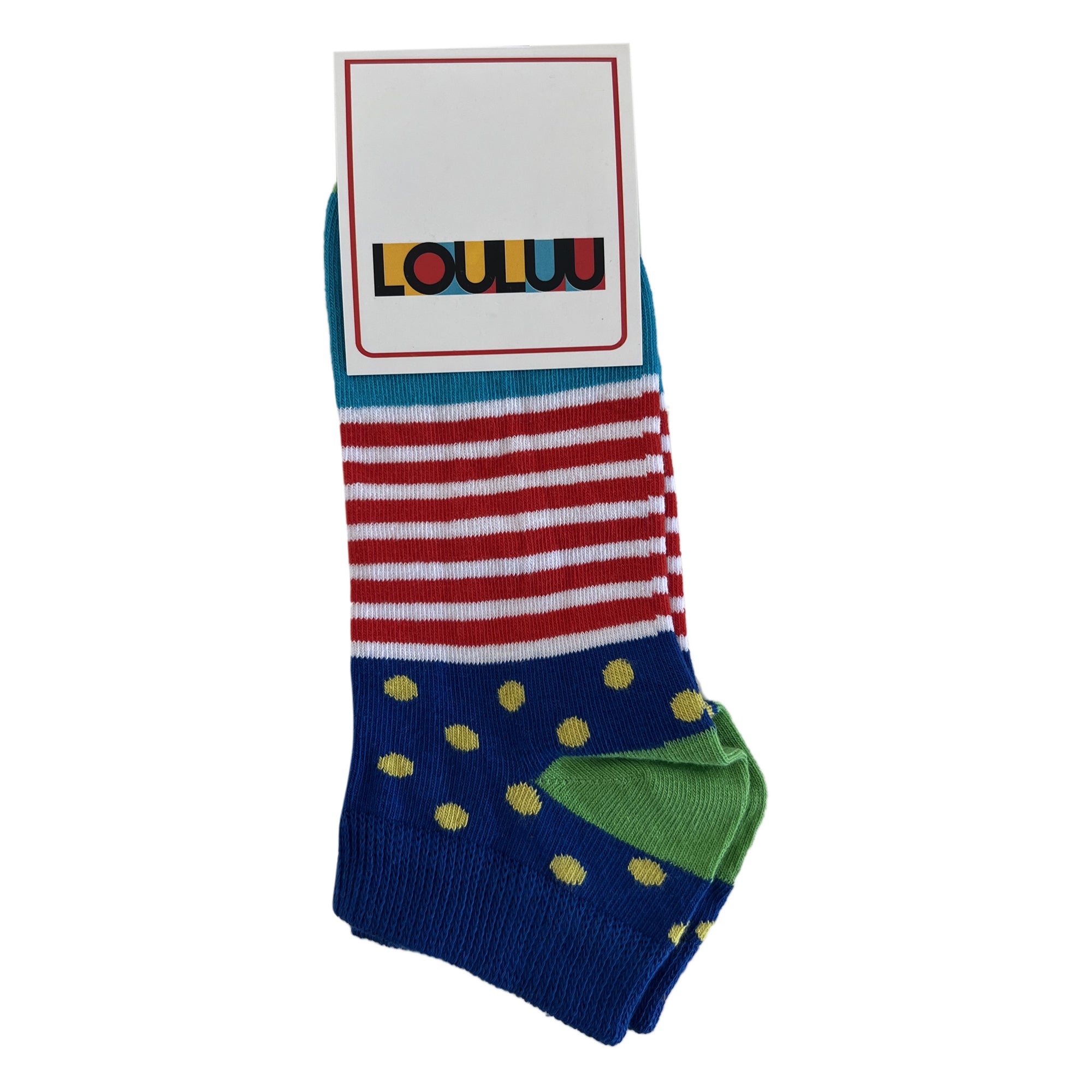 Louluu Dot Line Low Cut Socks
