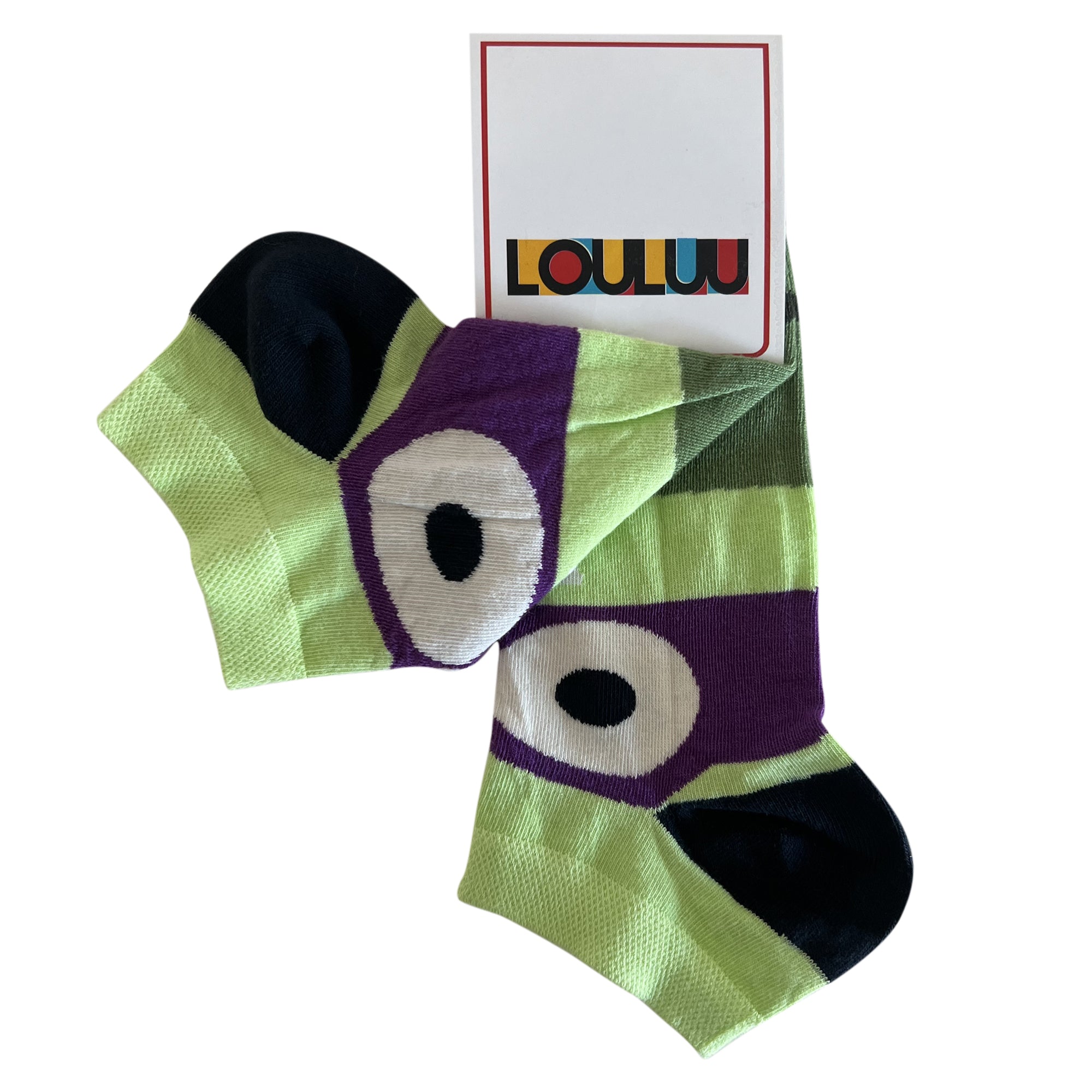 Louluu Eyes Low Cut Socks