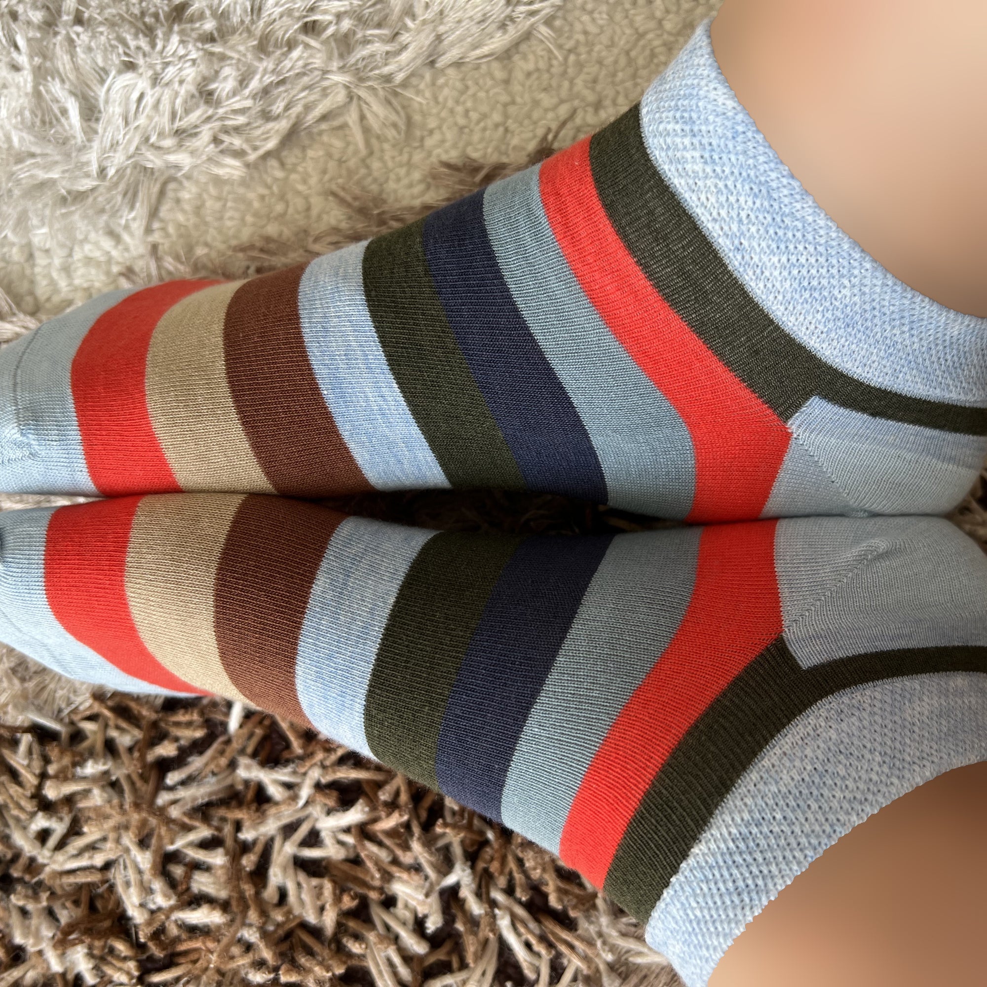 Louluu Stripped Low Cut Socks
