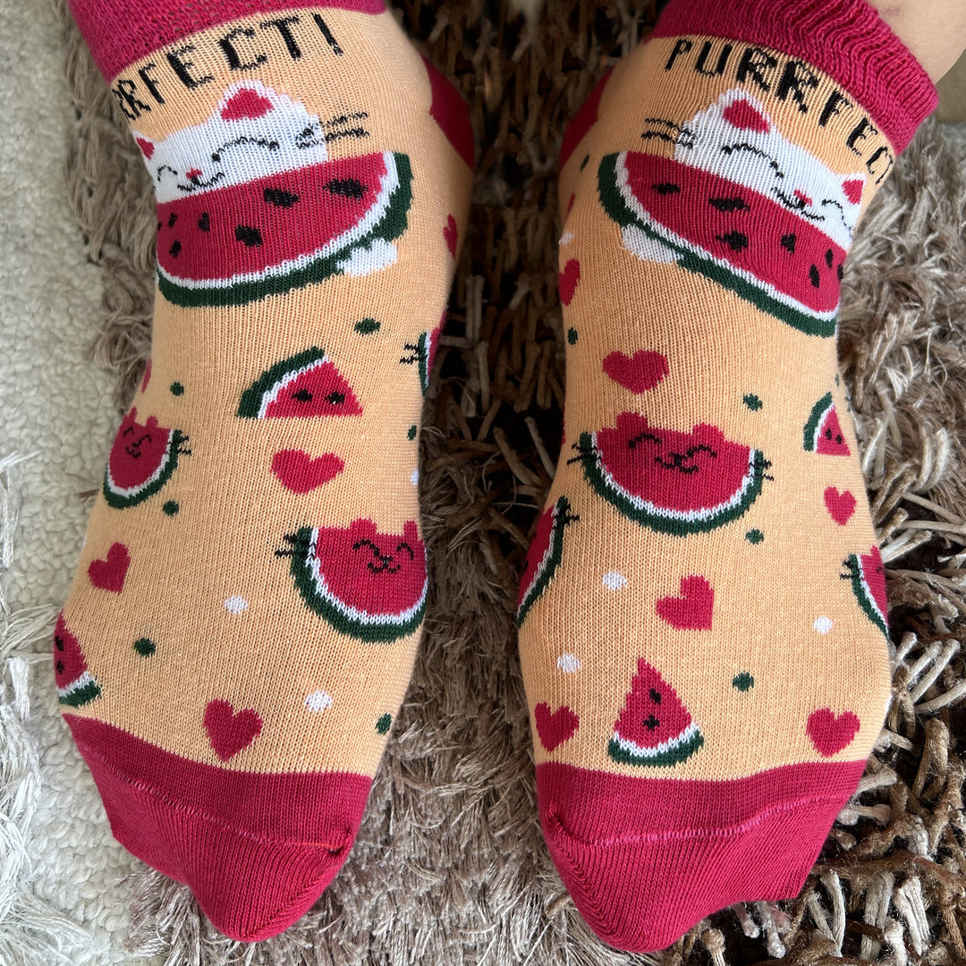 Louluu Watermelon Low Cut Socks