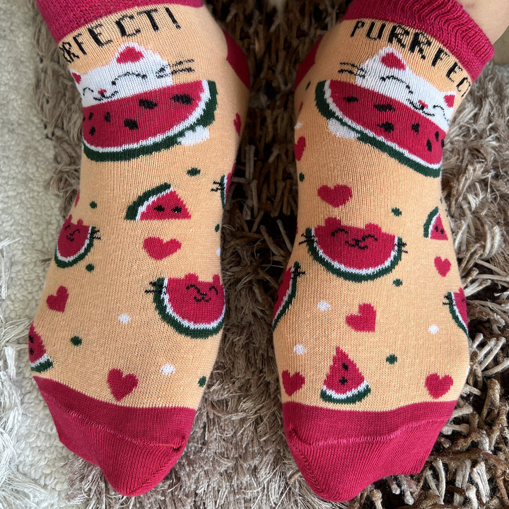 Louluu Watermelon Low Cut Socks