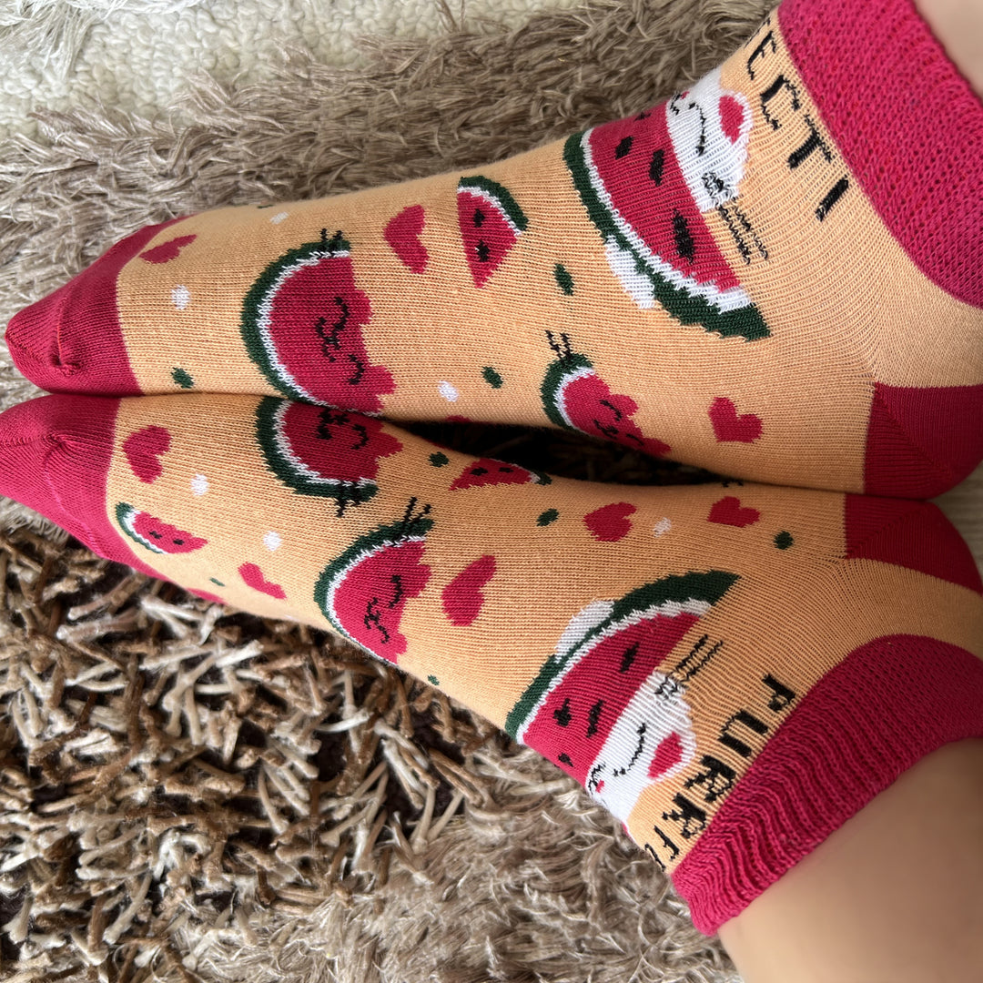 Louluu Watermelon Low Cut Socks