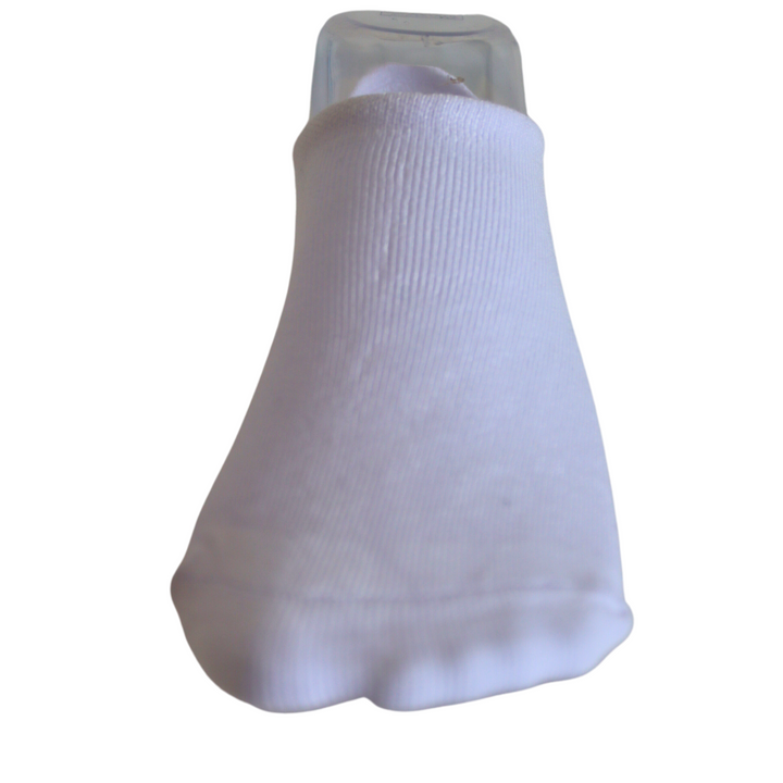 Louluu Women White Color Sneaker Socks