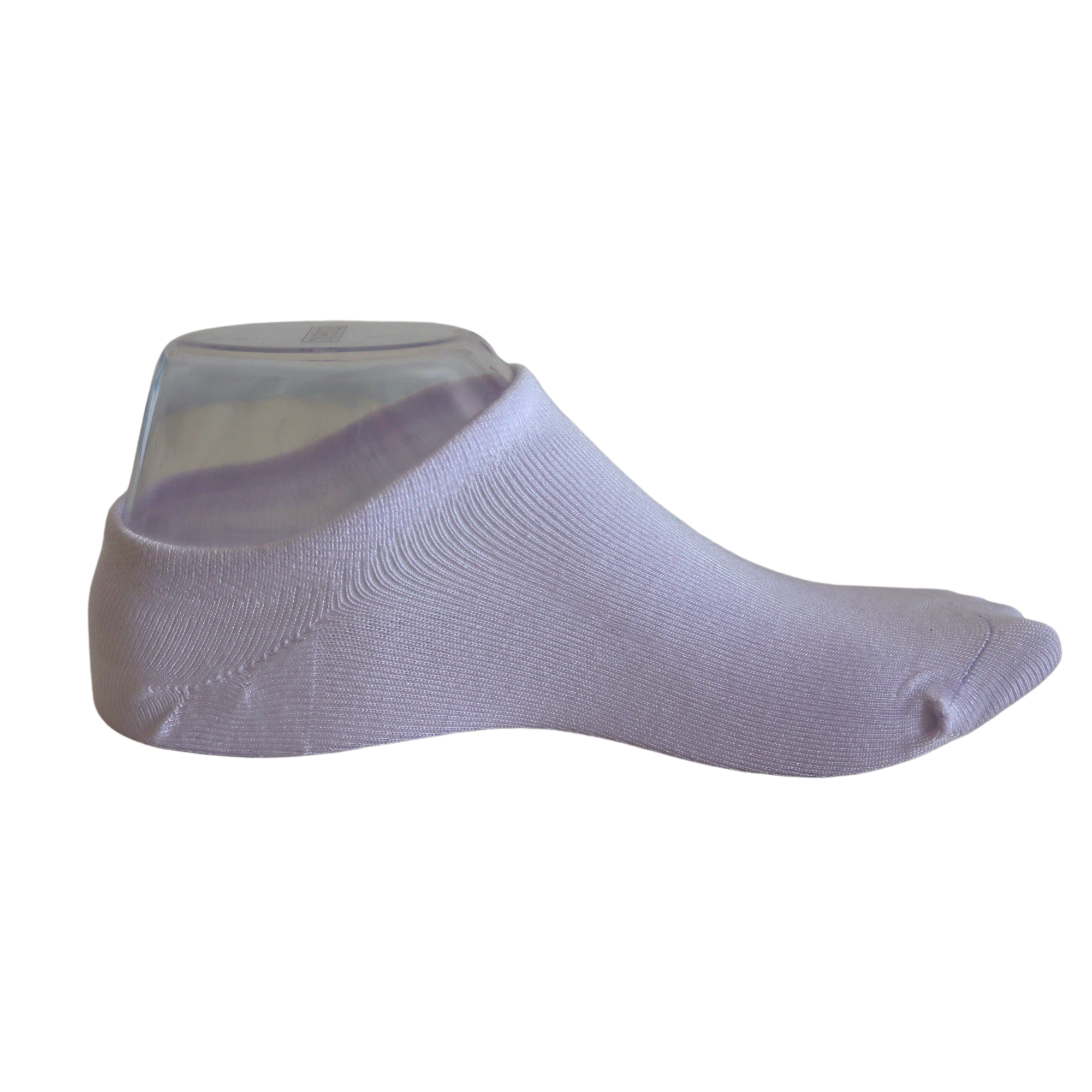 Louluu Women White Color Sneaker Socks