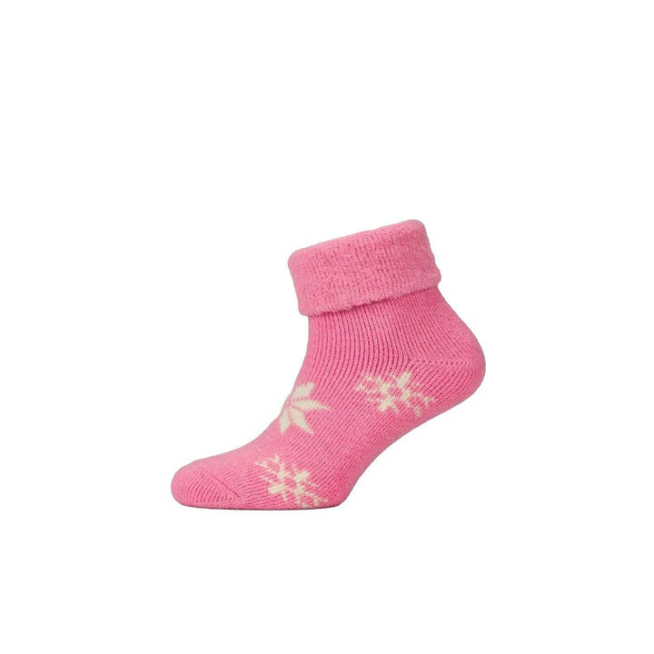 Louluu Snowflake Ankle Socks I Louluu — Pink