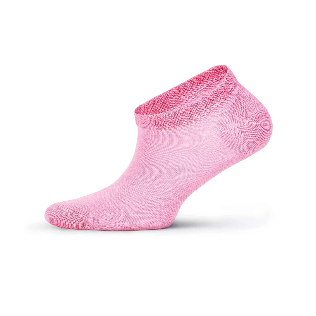 Louluu women's cotton Pink sneaker socks| Louluu