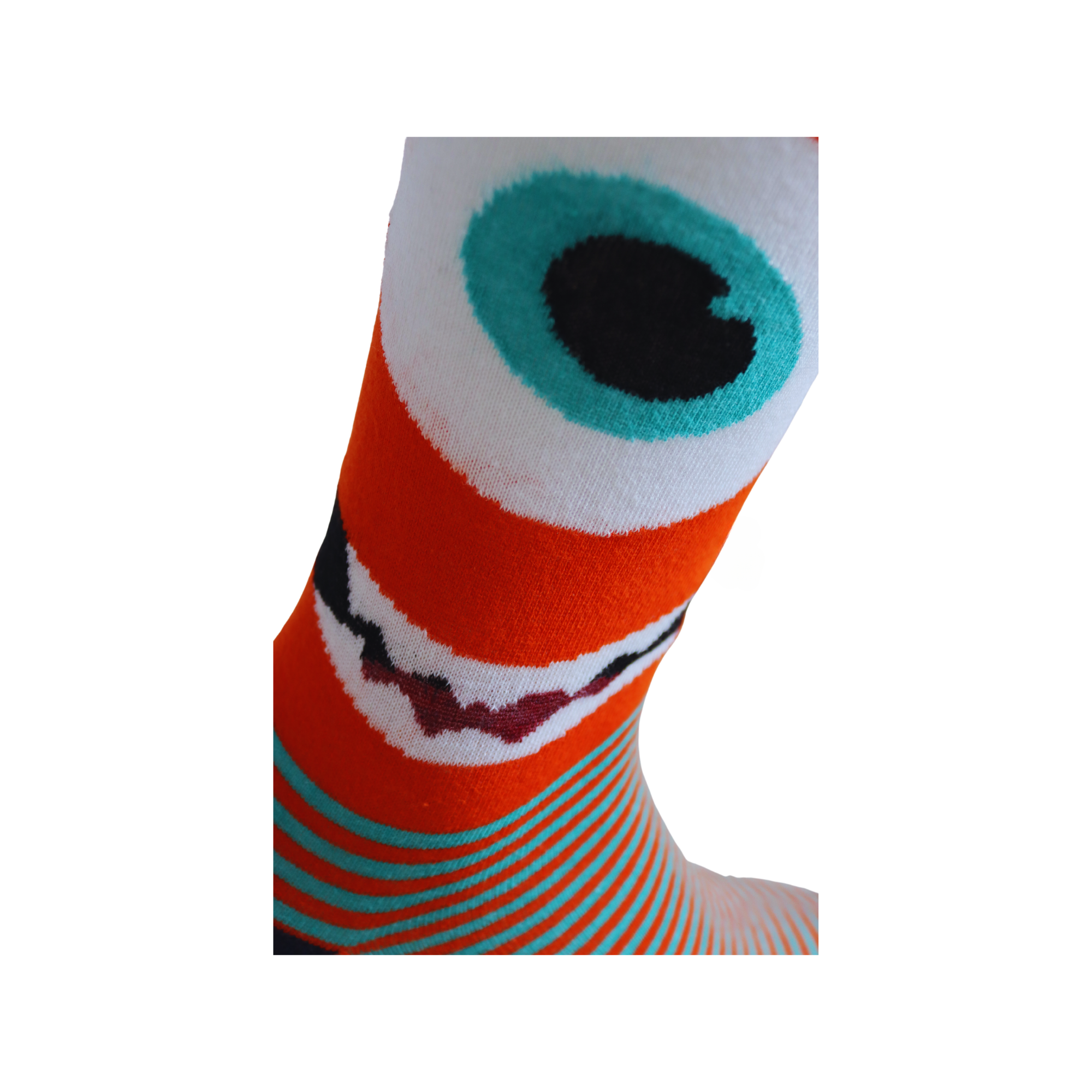 Louluu Men Monster Multi Colour Crew Socks