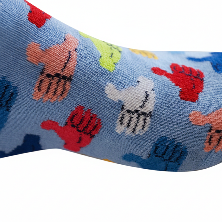 Louluu unisex cotton low cut socks close-up of toe and heel detail — soft &amp; durable fabric