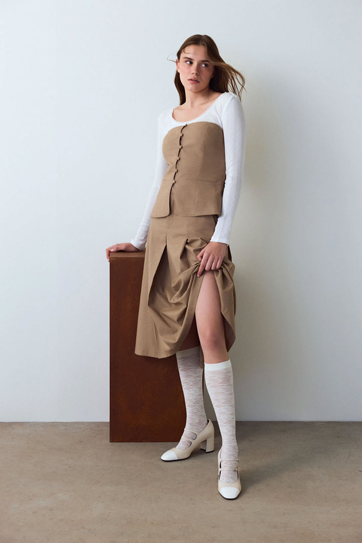 Penti Chic Floral Knee Highs