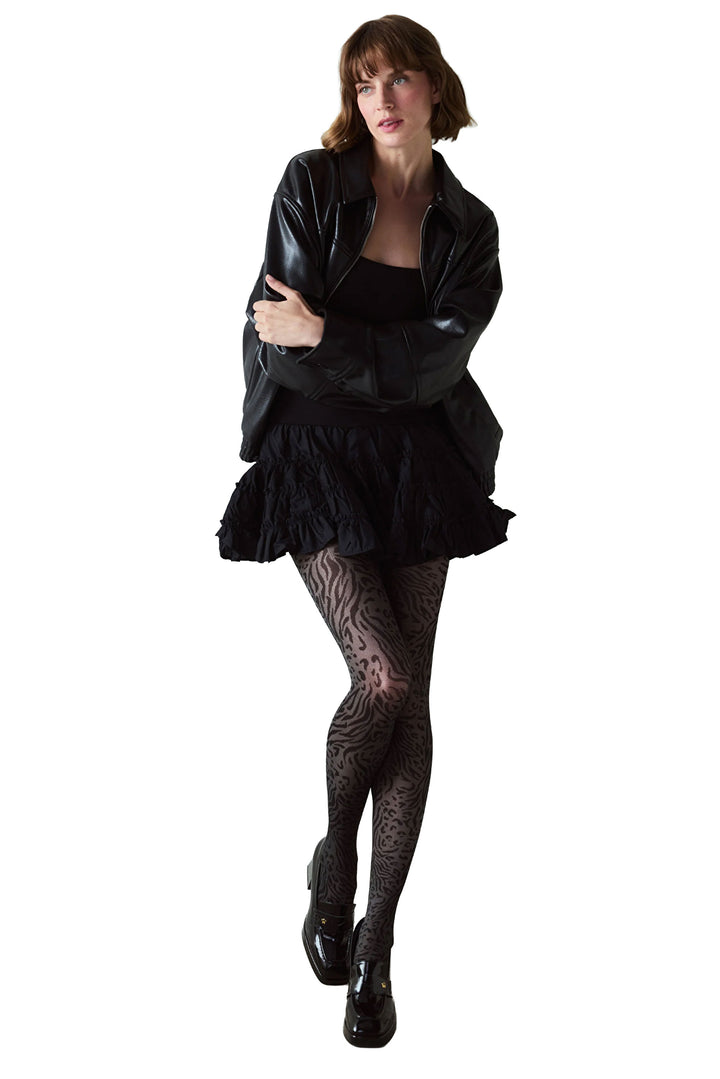 Penti Zebra Leopard Chic Fashion Tights