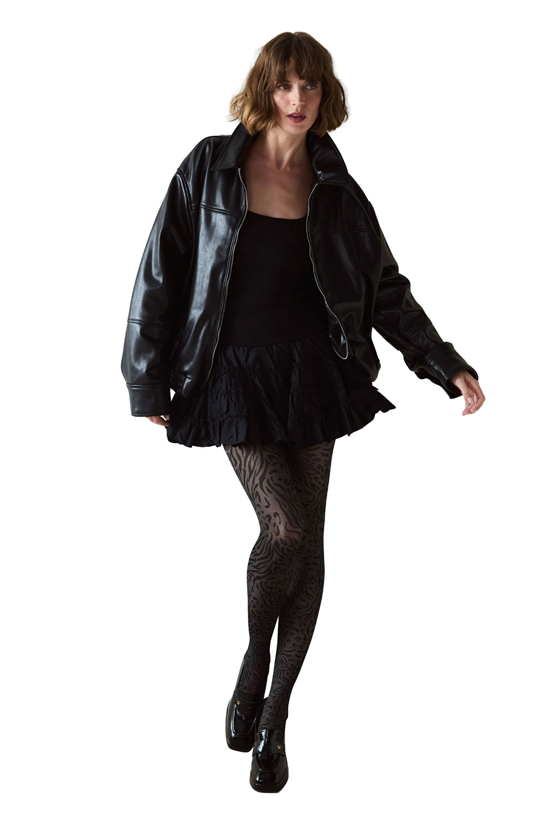 Penti Zebra Leopard Chic Fashion Tights