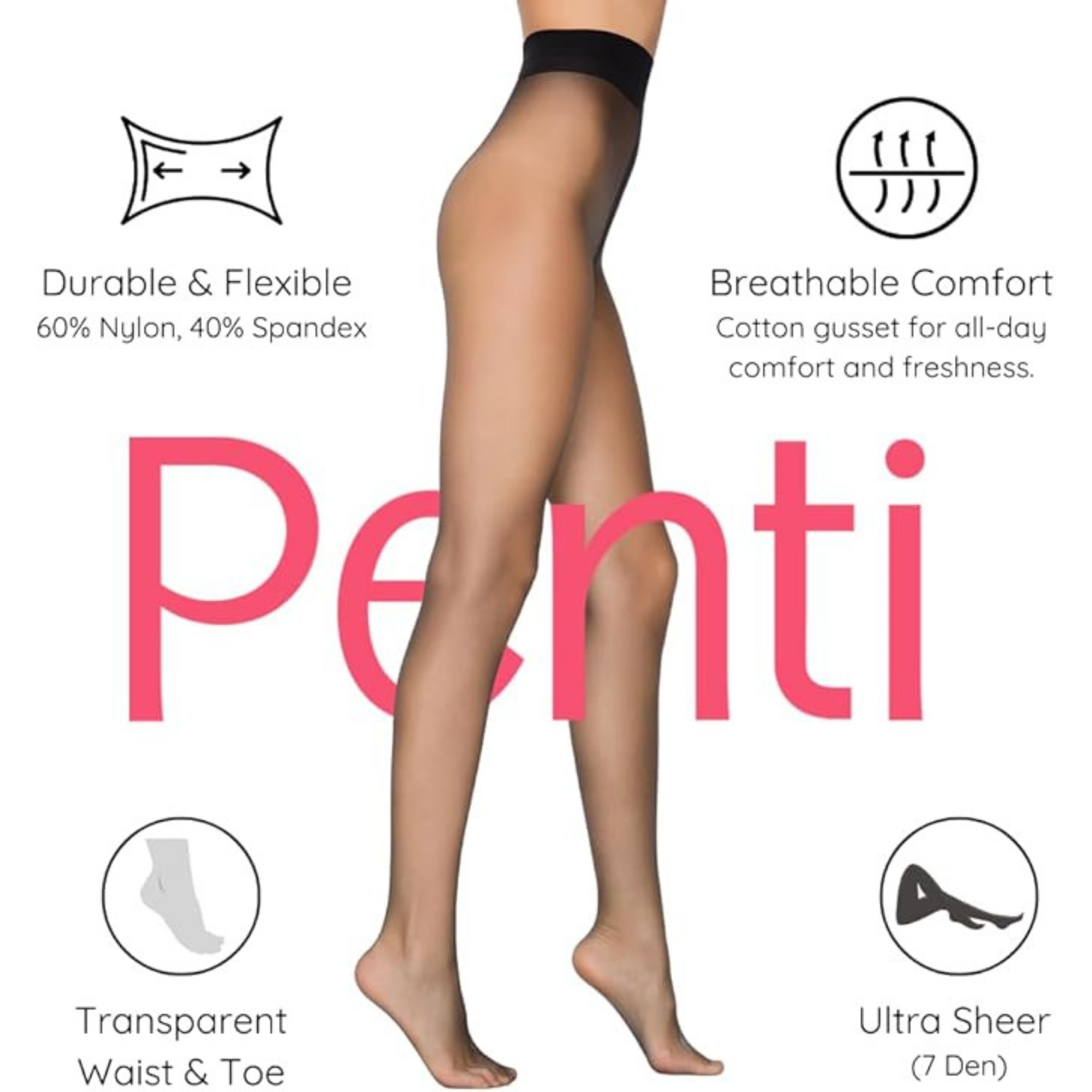 Penti 7 Denier Stop Fashion Tight