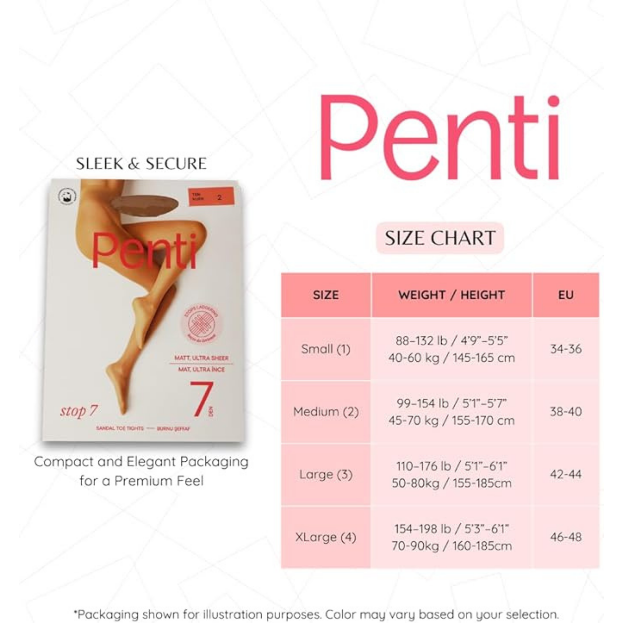 Penti 7 Denier Stop Fashion Tight