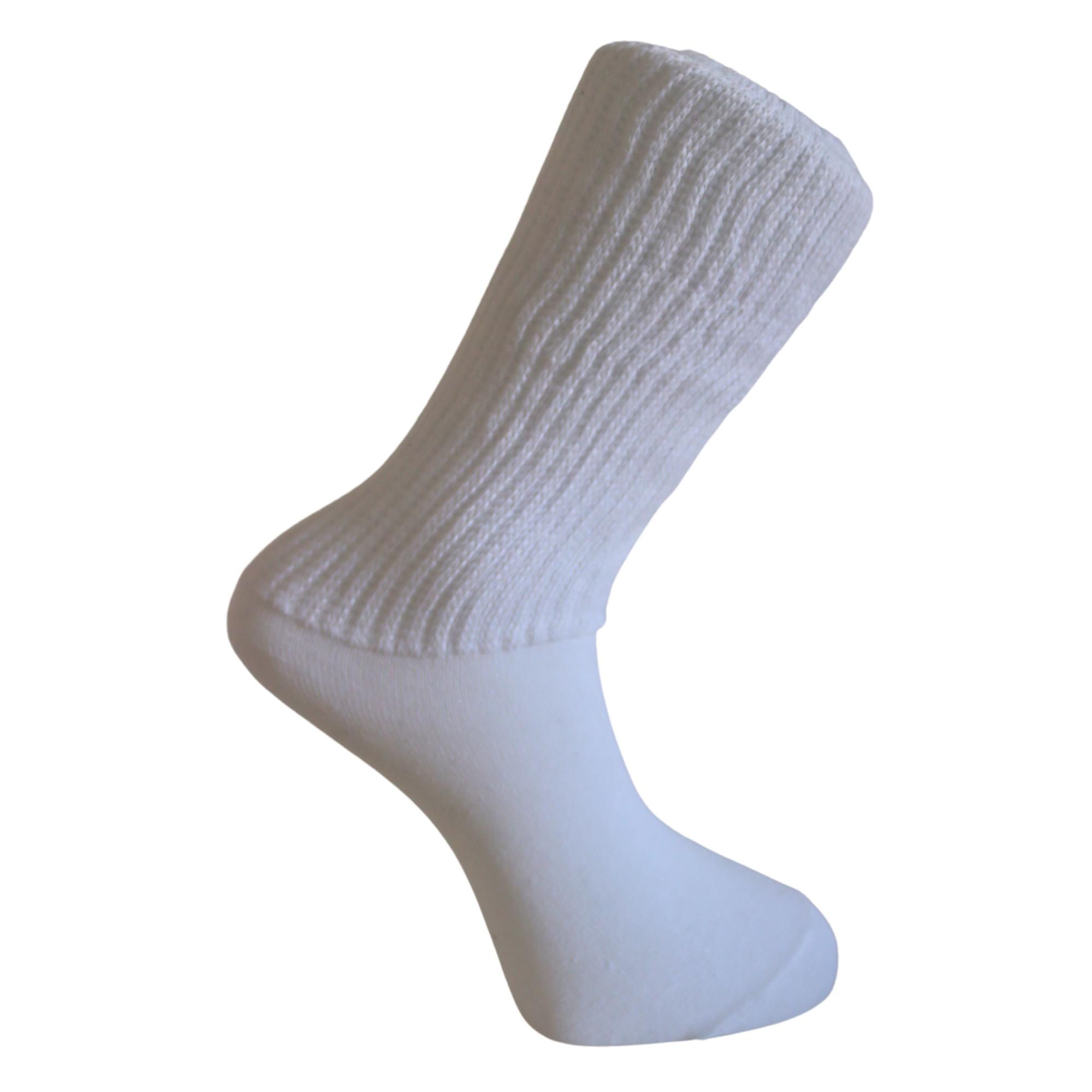 Louluu Women White Colour Slouch Socks