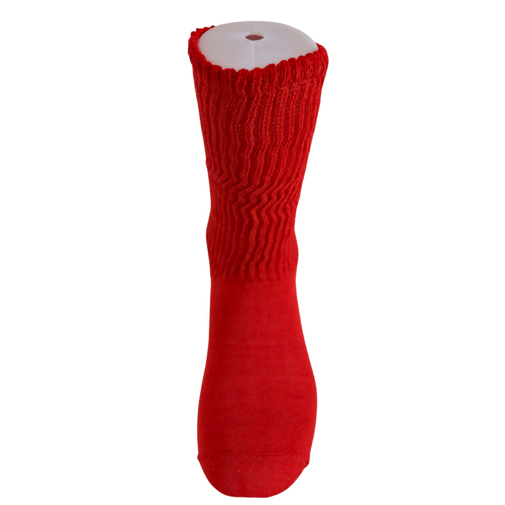 Louluu Women Red Colour Slouch Socks