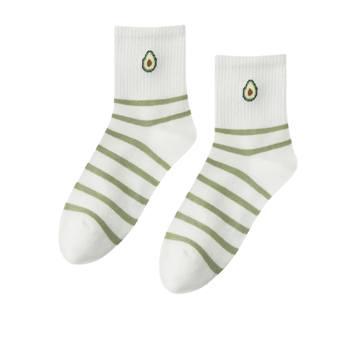 Louluu Avocado Tennis Socks