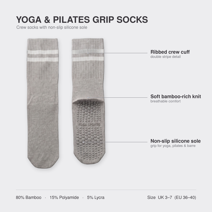 Louluu Crew Grip Socks | Fashiontight UK
