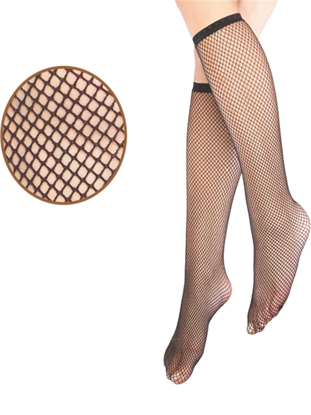 Dore Fishnet Knee Highs