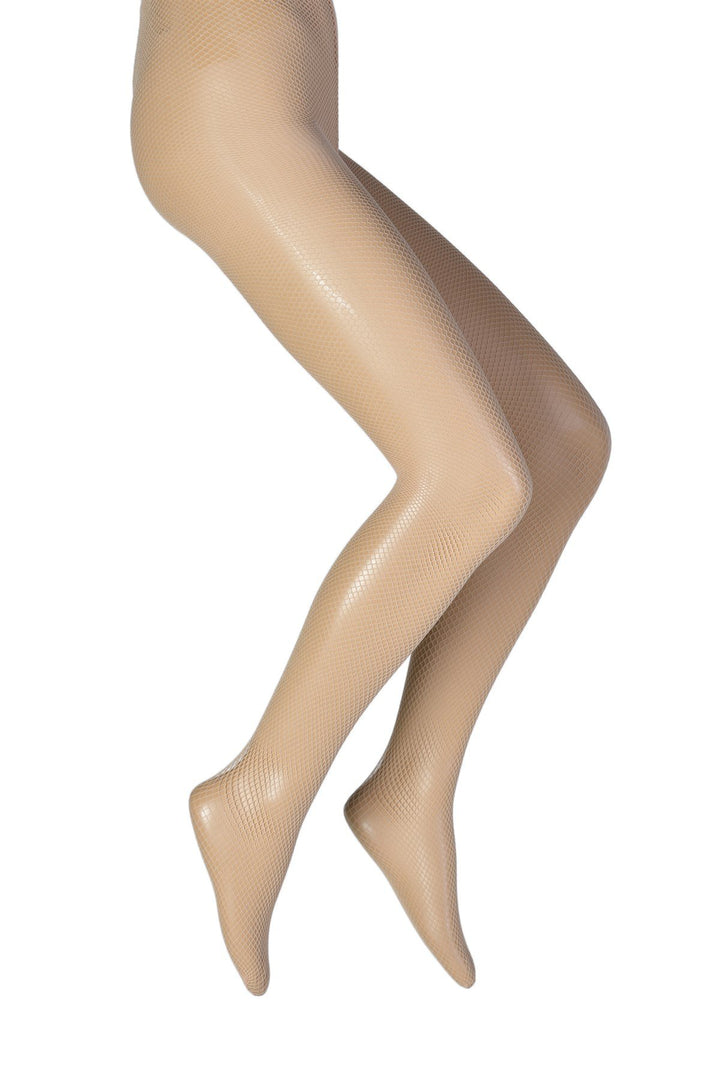 Dore Fishnet Tights - Nude