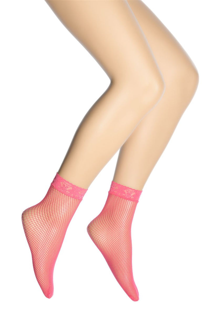 Dore Fishnet Ankle Socks