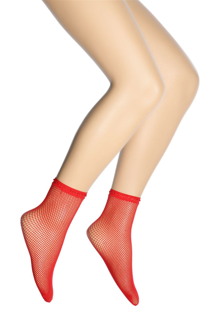 Dore Fishnet Ankle Socks