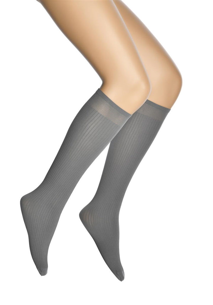 Dore Ribbed Knee Highs