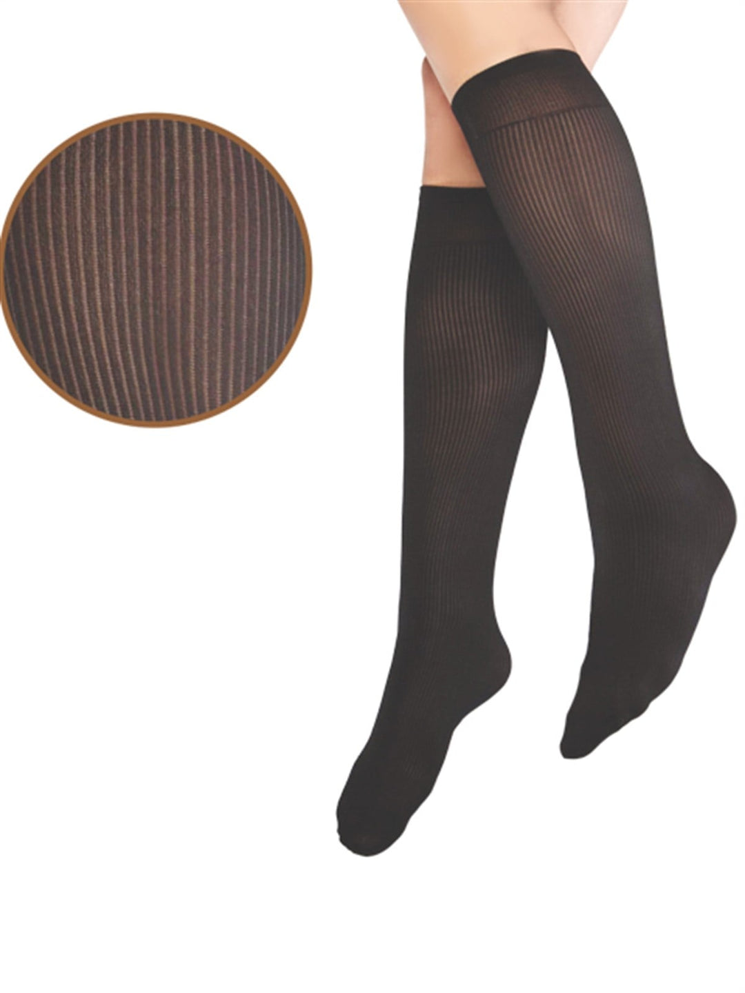 Dore Ribbed Knee Highs