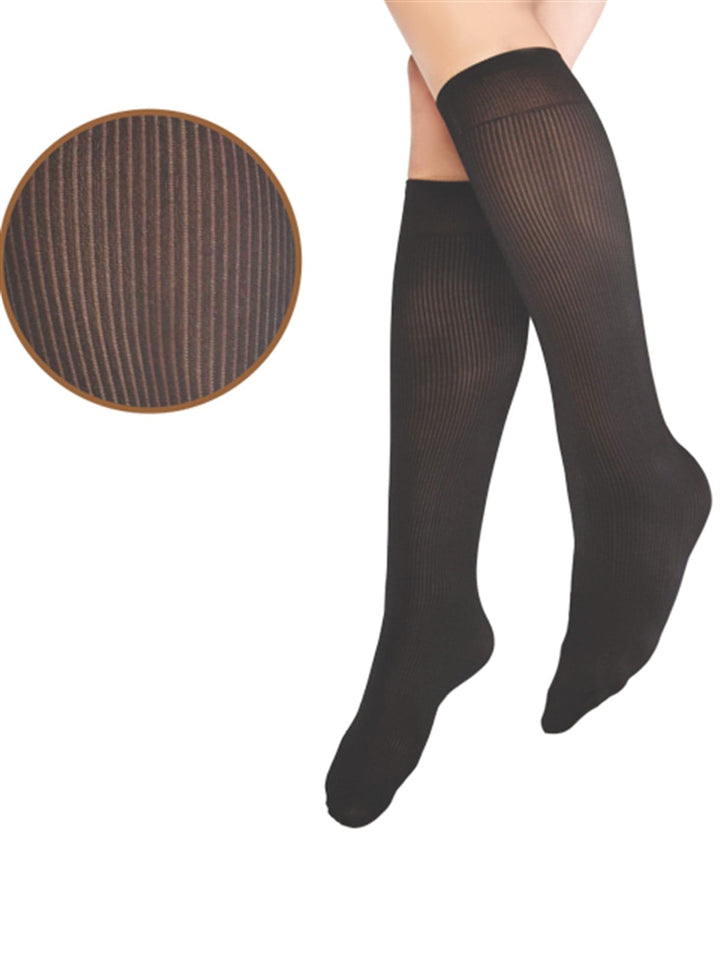 Dore Ribbed Knee Highs