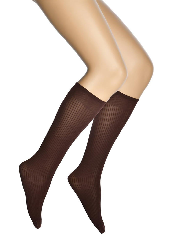 Dore Ribbed Knee Highs