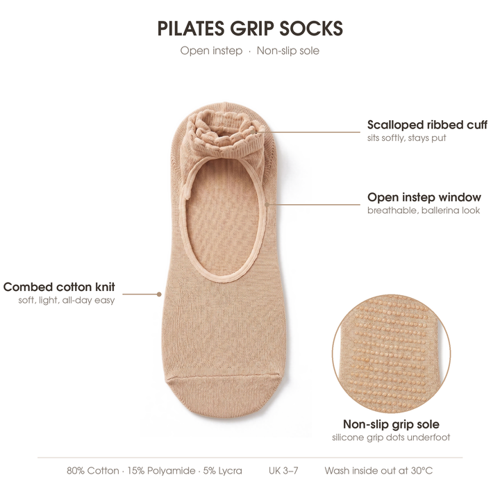 Louluu Pilates Grip Socks | Fashiontight UK