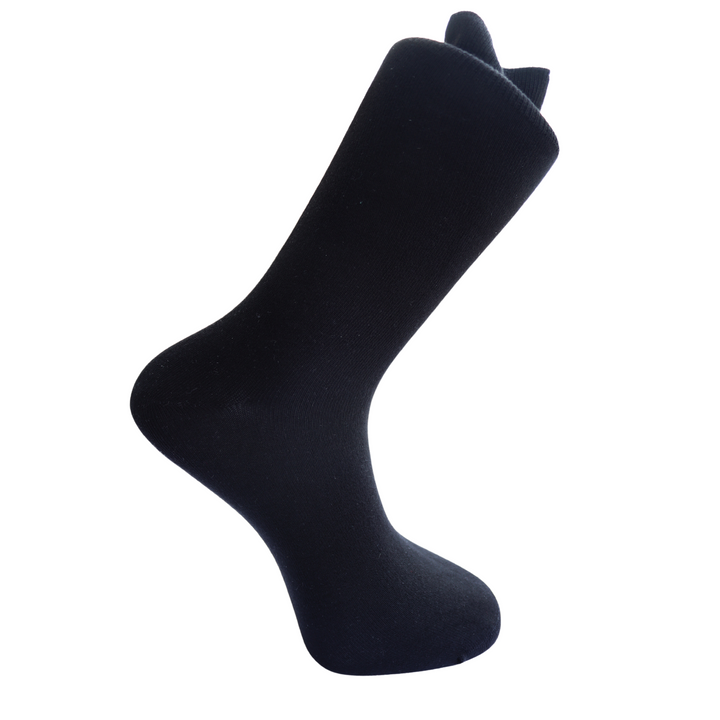 Louluu Men Black Colour Bamboo Socks