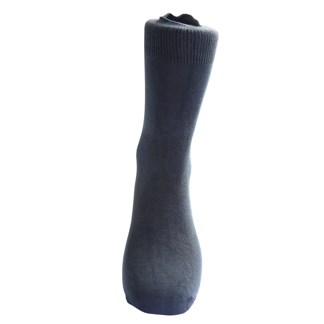 Louluu Men Grey Colour Bamboo Socks