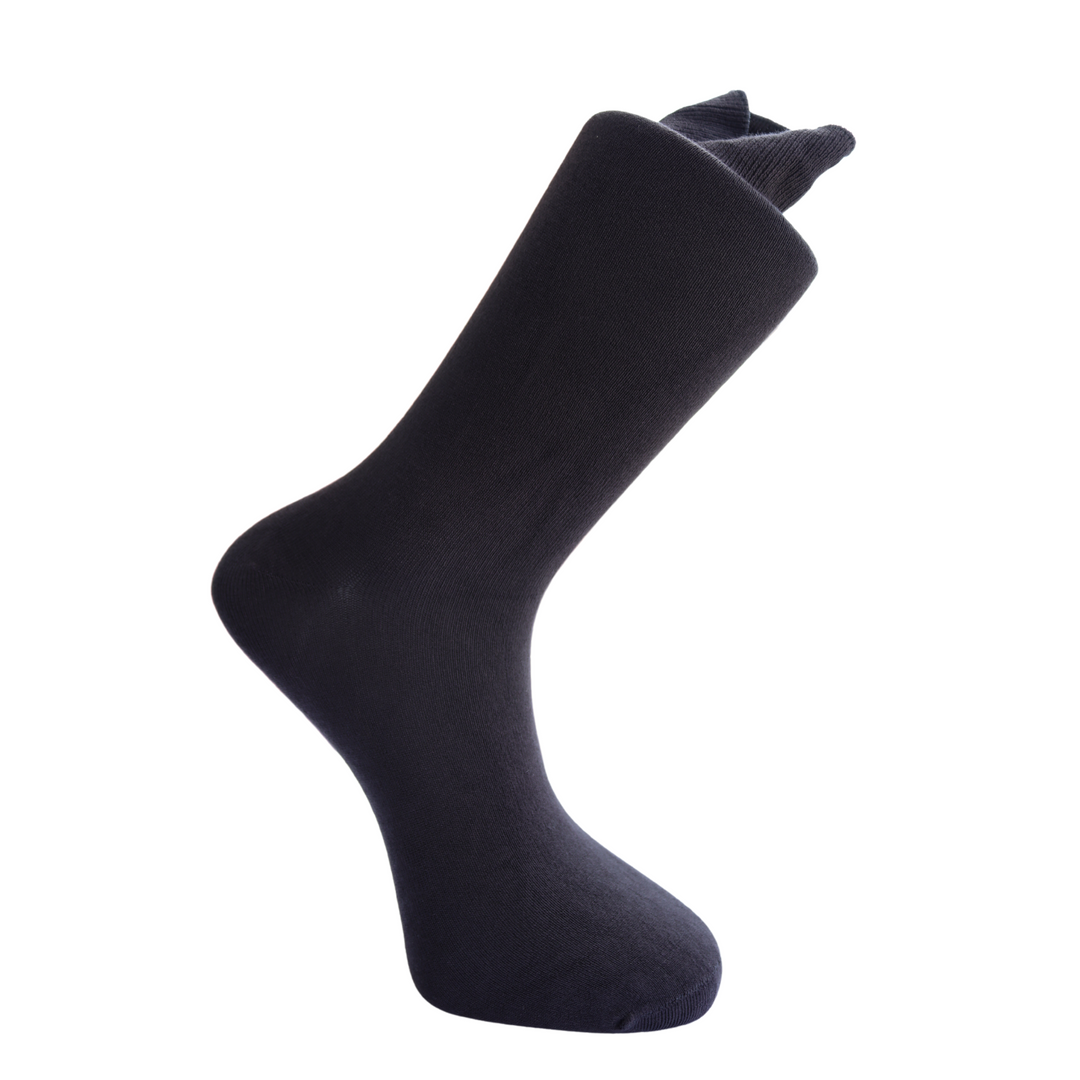 Louluu Men Smoke Grey Colour Bamboo Socks