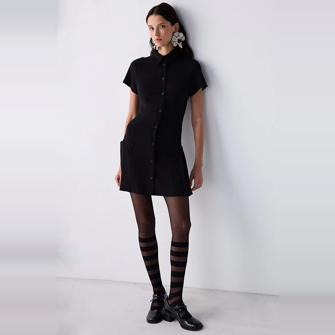 Penti Stripe Mock Knee High Sock Effect Fashion Tights | Fashiontight UK