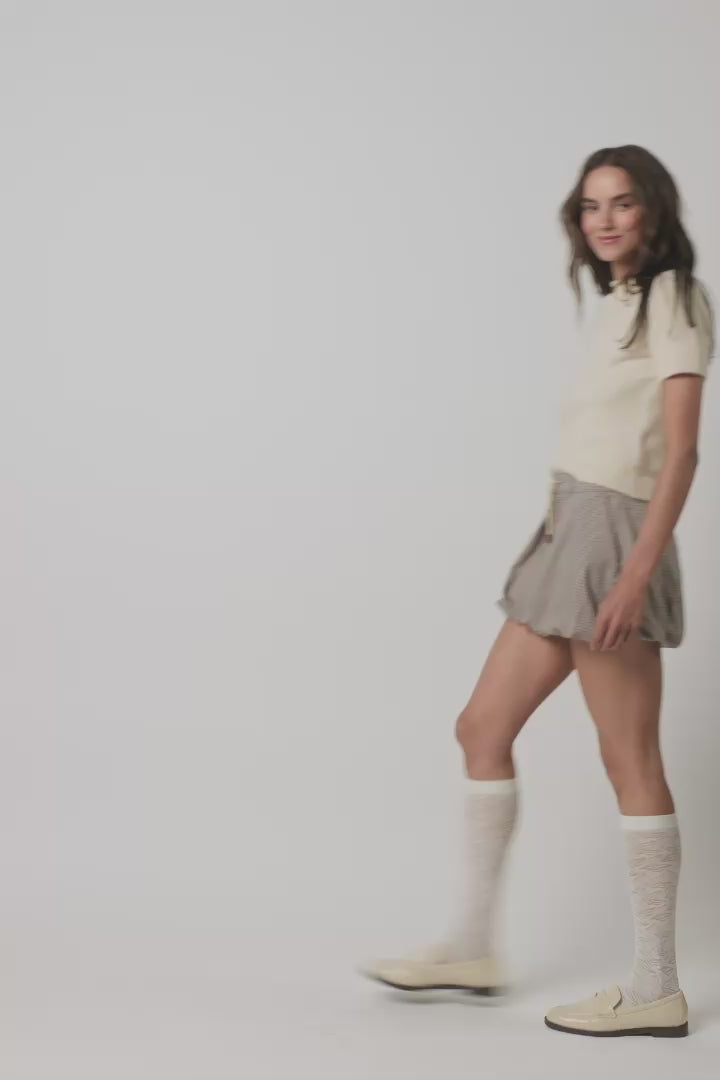 Penti Chic Floral Knee Highs