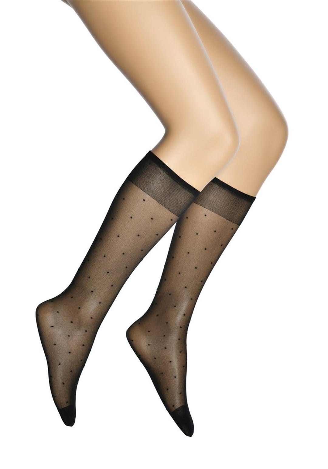 Dore Polka Dot 20 Denier Knee Highs