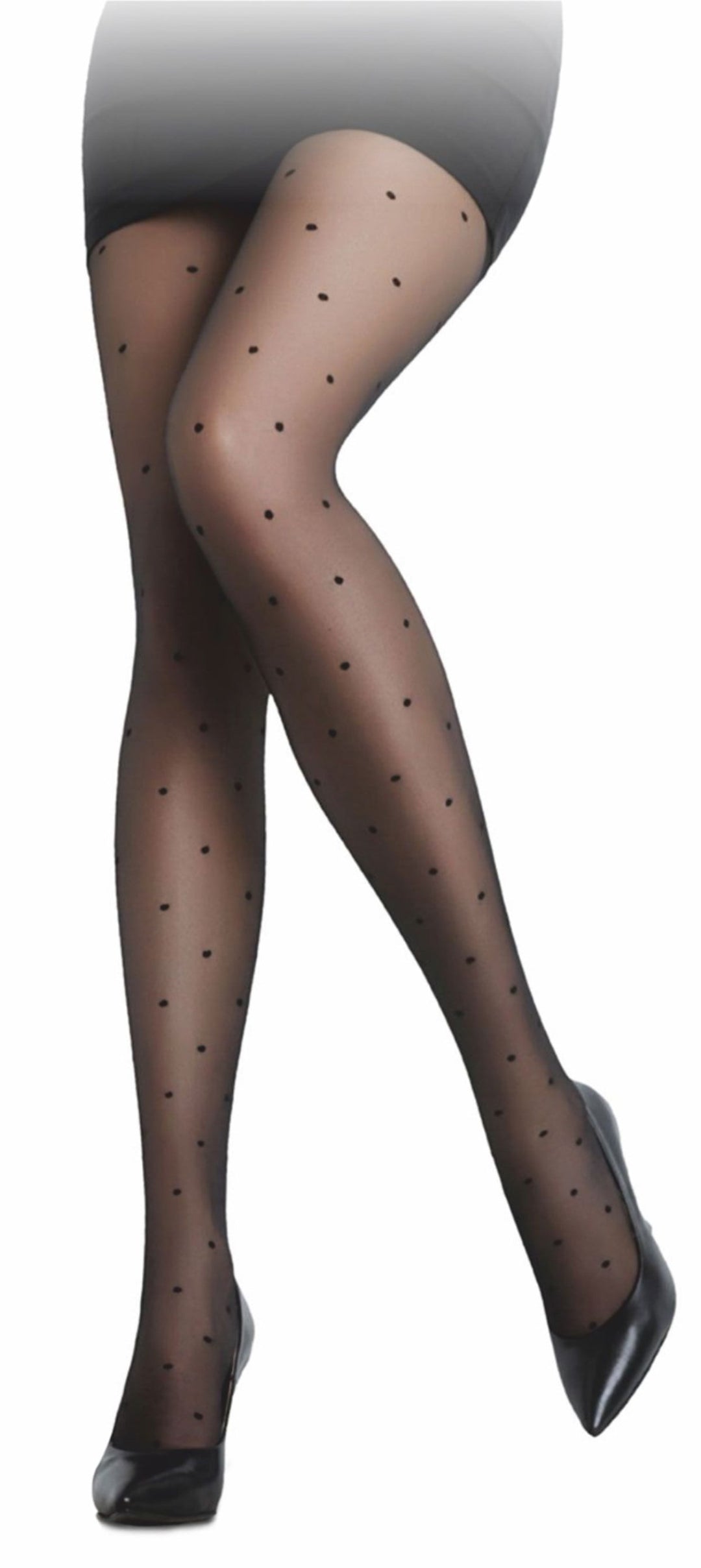 Dore Polka Dot Sheer Tights