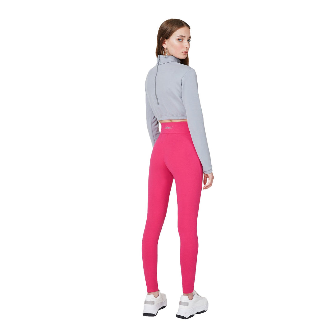 Fashiontight Pink Classic High Waisted Leggings - view 4