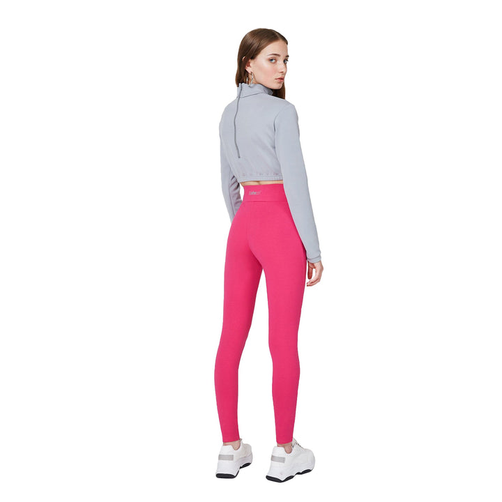 Fashiontight Pink Classic High Waisted Leggings - view 4
