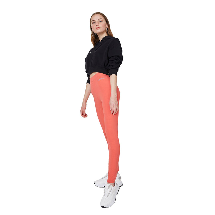 Fashiontight Orange Classic High Waisted Leggings - view 2