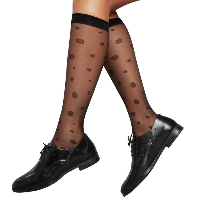 Penti Dotted Knee Highs Socks - fashiontight.uk