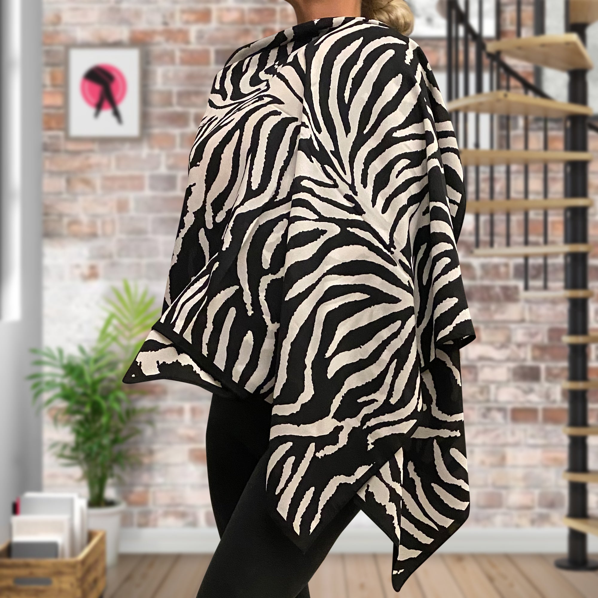 Fashiontight Zebra Patterned Fashion Shawls