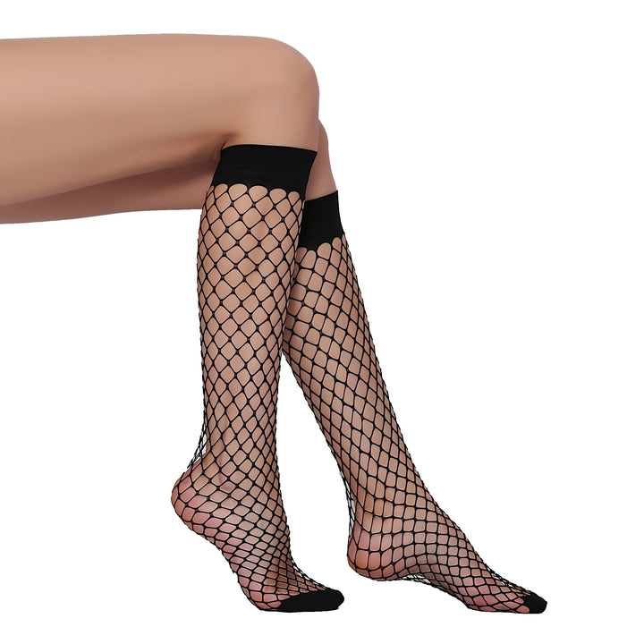 Daymod Big-Hole Fishnet Knee-High Socks