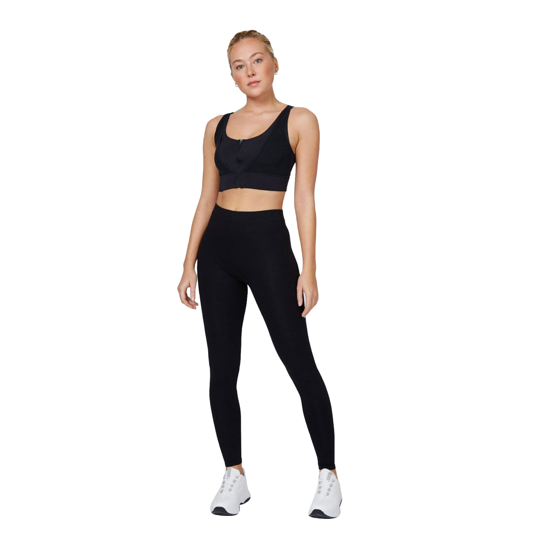 FashionTight Black Classic Full Length High Waisted Leggings