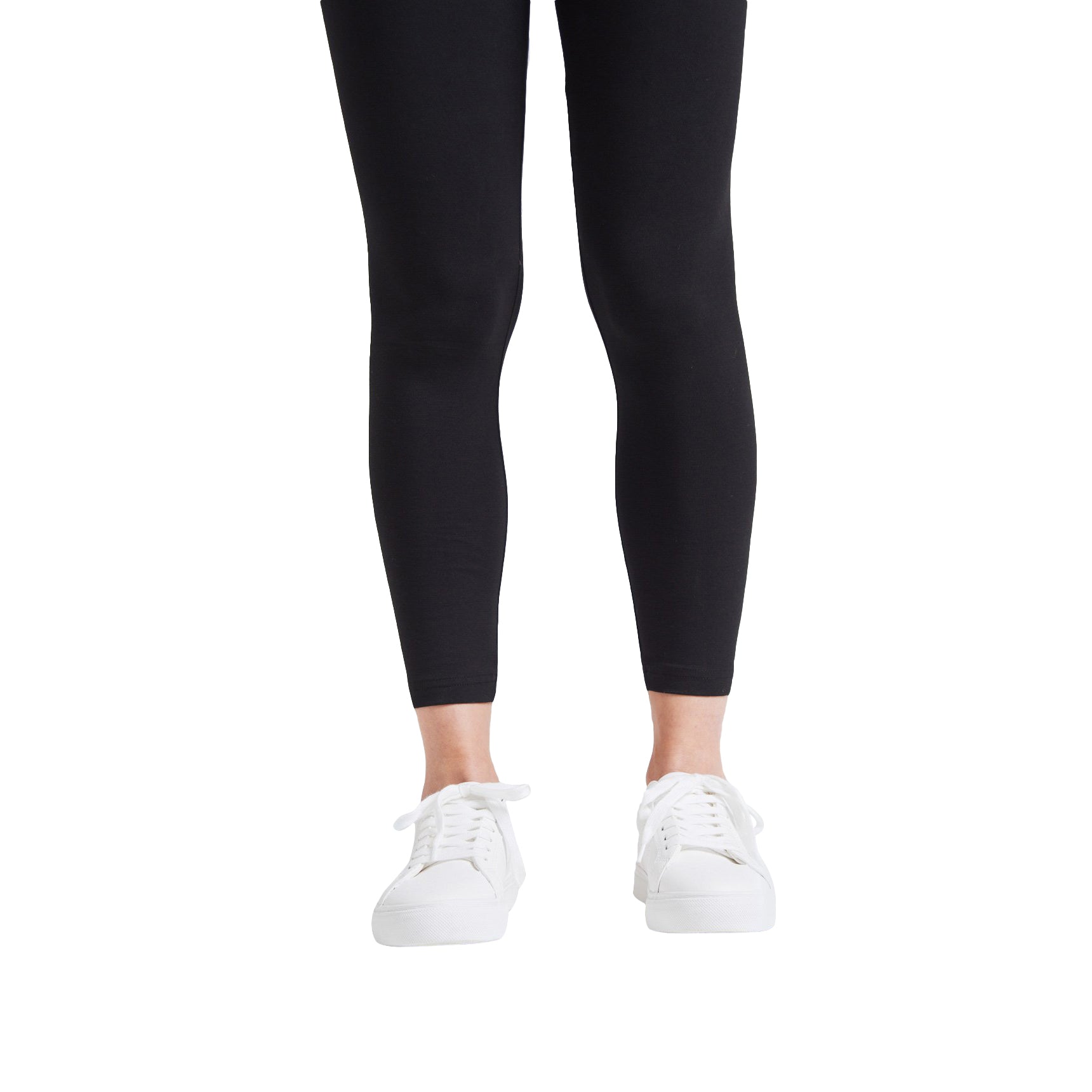 FashionTight Black Classic High Waisted Ankle Length Leggings