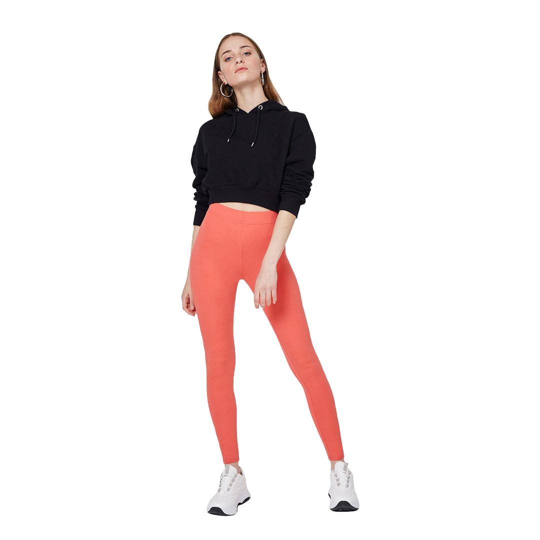 FashionTight Orange Classic High Waisted Leggings